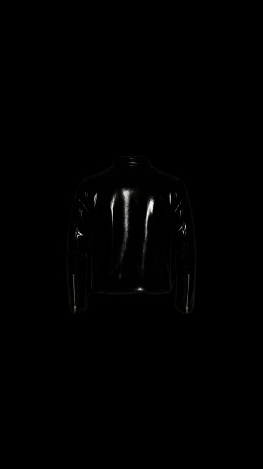 BLACK JACKET CUIR