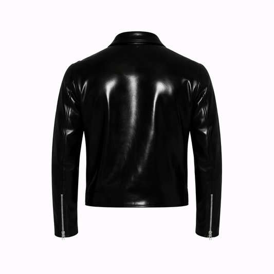 BLACK JACKET CUIR